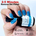 Louinstic gel nail polish remover lifestyle flat lay setup