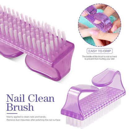 Step-by-step visual instruction guide demonstrating how to use the Teenitor nail clip kit safely.