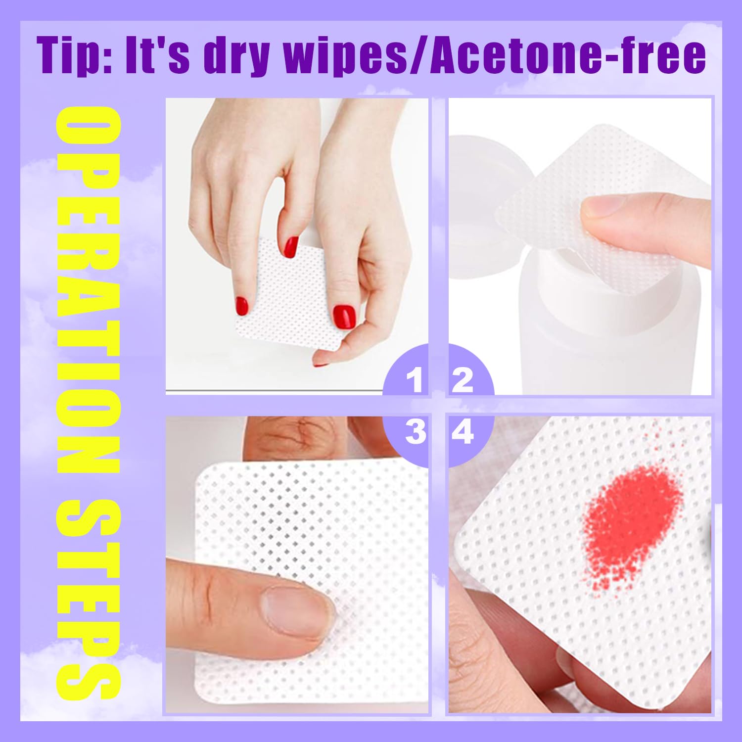 Stack of Nxj Infilila lint free beauty wipes