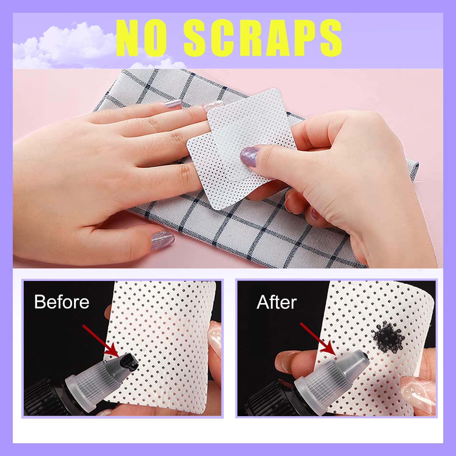 Nxj Infilila nail polish remover wipes for salon use