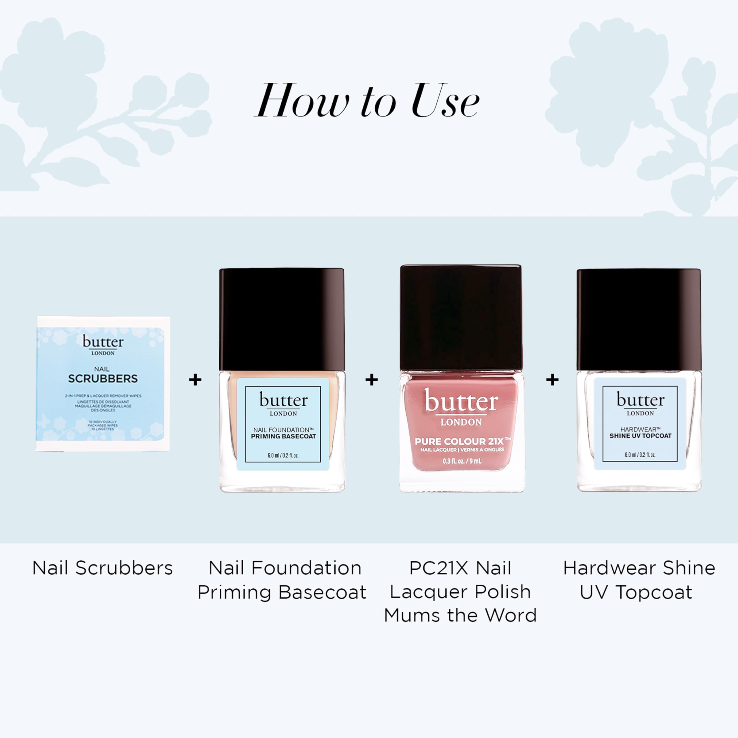 Cruelty free and eight free formulation nail wipes for clean salon prep.