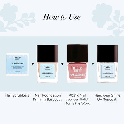 Cruelty free and eight free formulation nail wipes for clean salon prep.