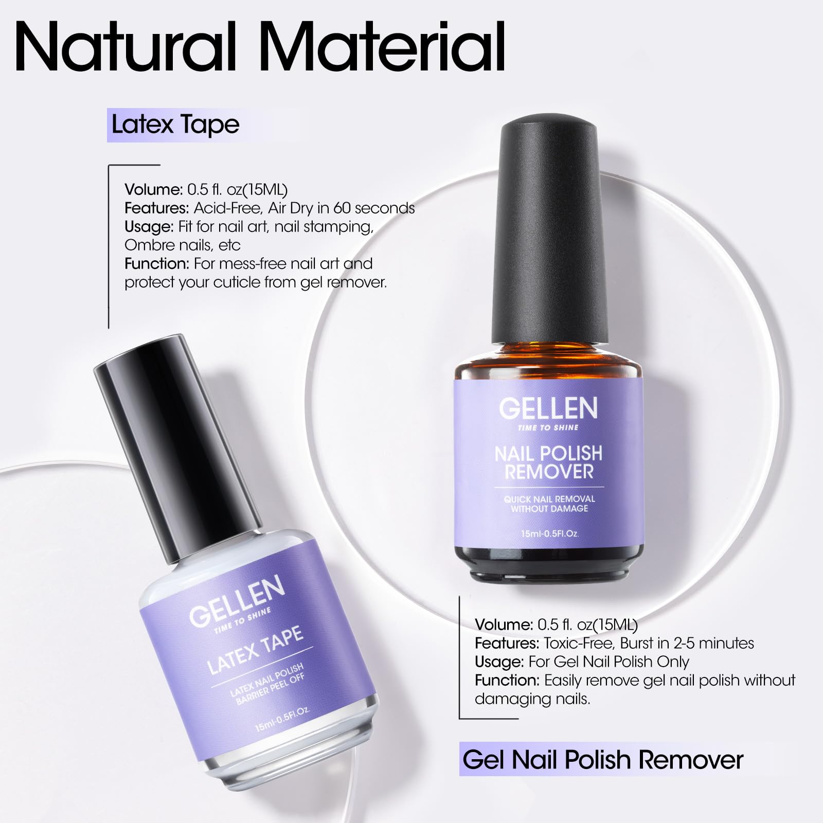 Gel polish bubbling and cracking on natural nail surface after three minutes