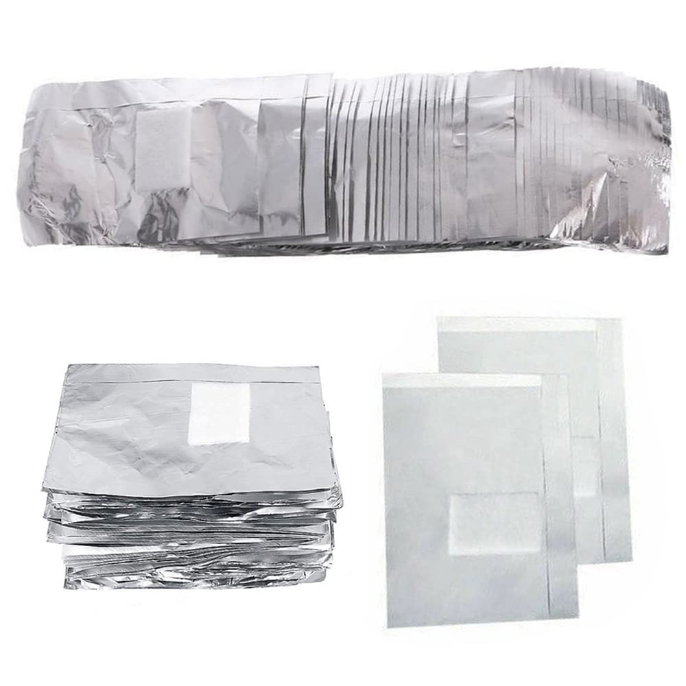 Rvetol foil wraps arranged for gel polish removal