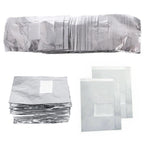 Rvetol foil wraps arranged for gel polish removal