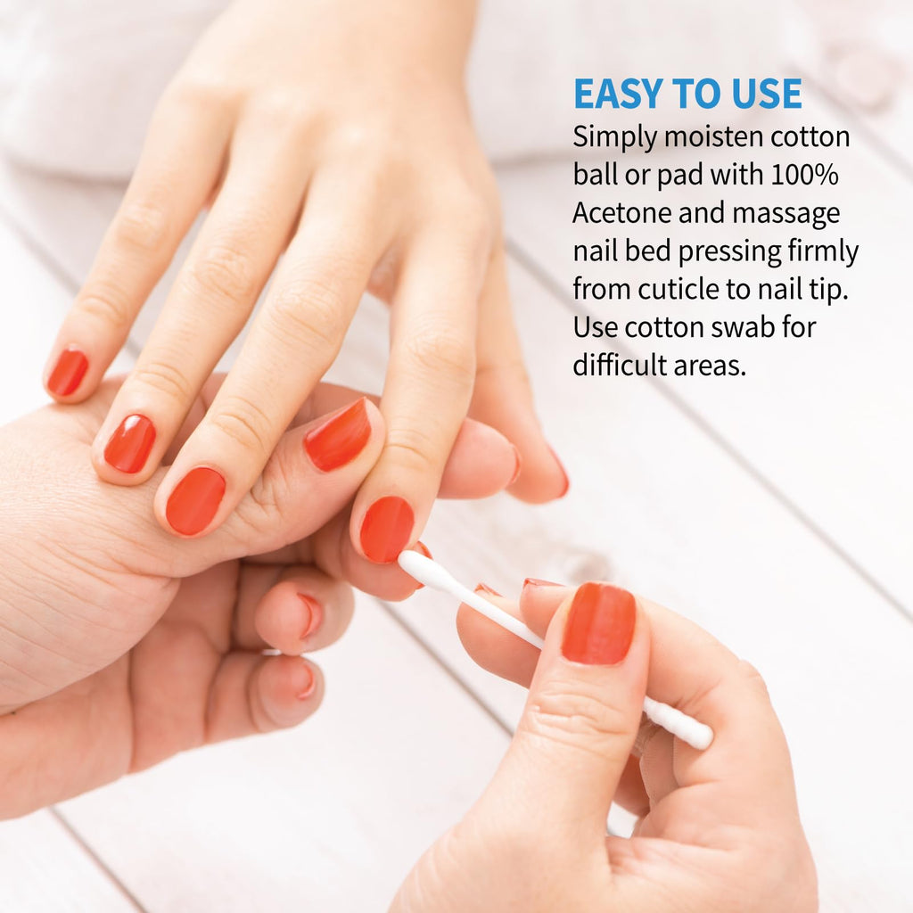 ForPro acetone nail polish remover ready for salon or home use