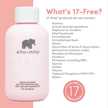 Ella+Mila lavender essential oil infused clean nail care