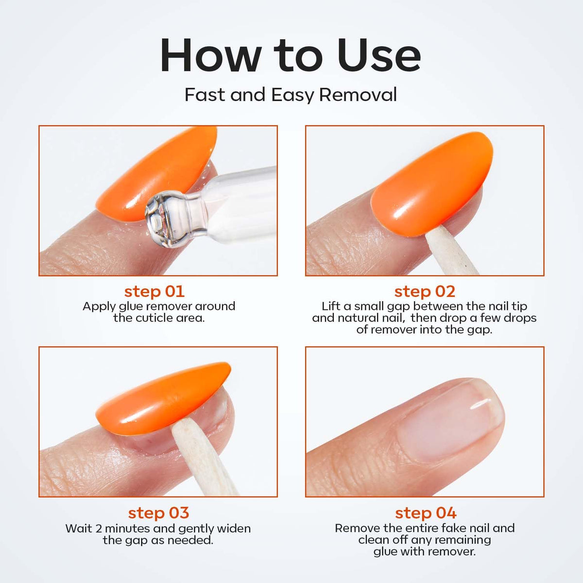Modelones nail glue remover complete kit contents
