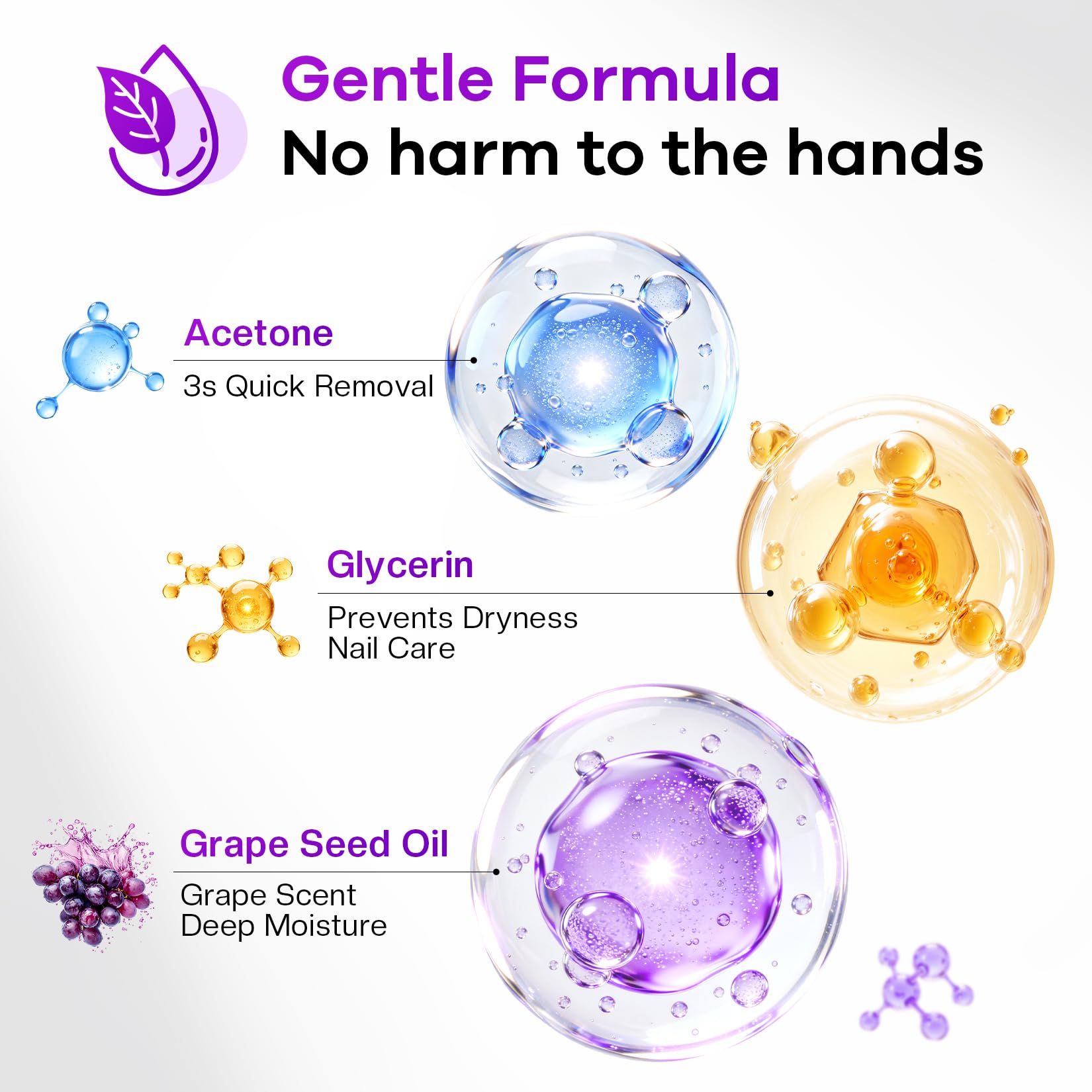 Using Glamonade wipe to remove gel polish from fingernails