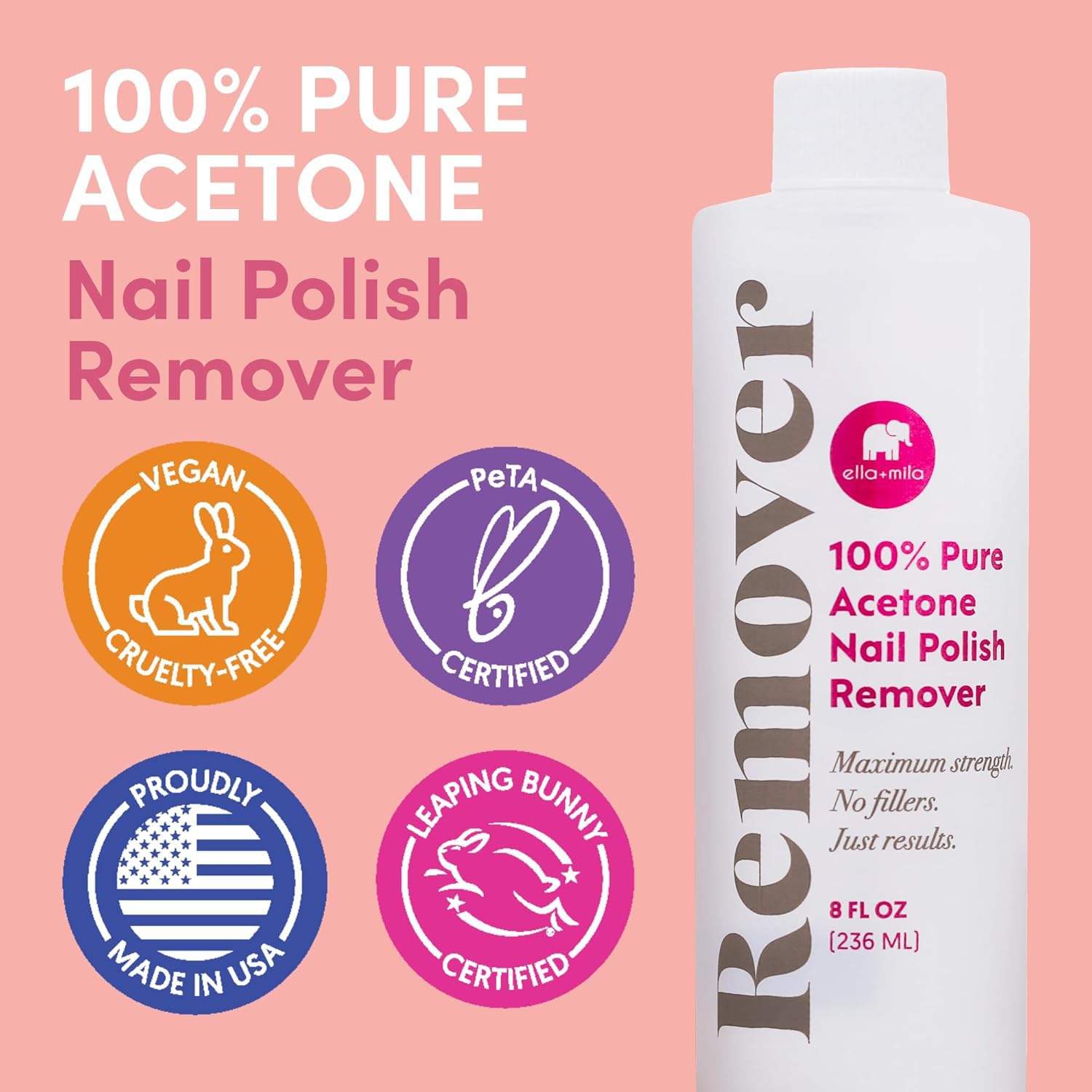 American imported pure acetone fingernail polish soak for dip powder