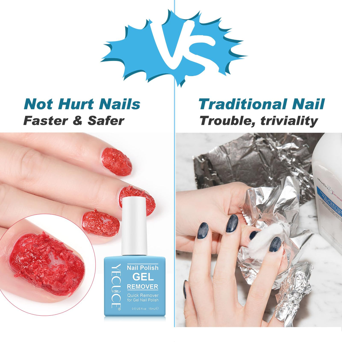 Nifeishi nail polish remover bottles with branding visible