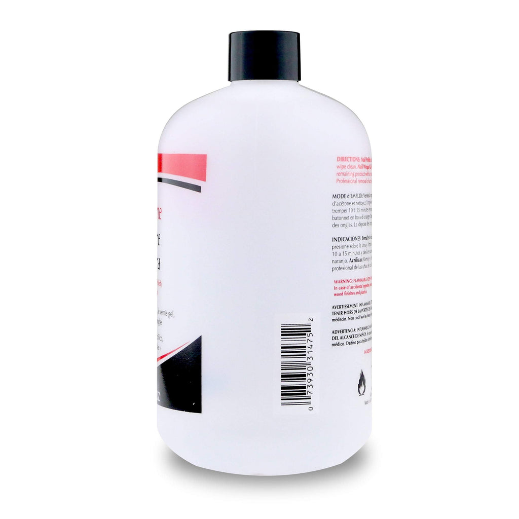 SuperNail professional strength acetone packaging label details
