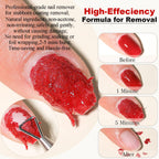 Louinstic magic gel remover bottle showing volume label