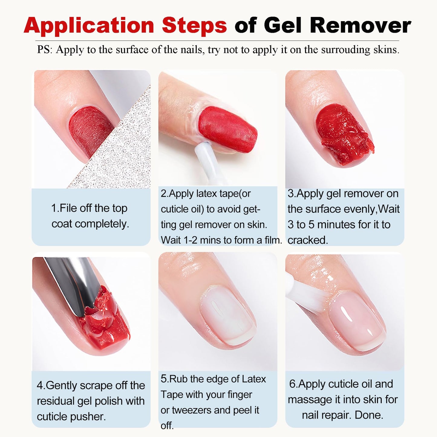 Louinstic professional gel remover packaging highlighting 2-5 minutes removal time