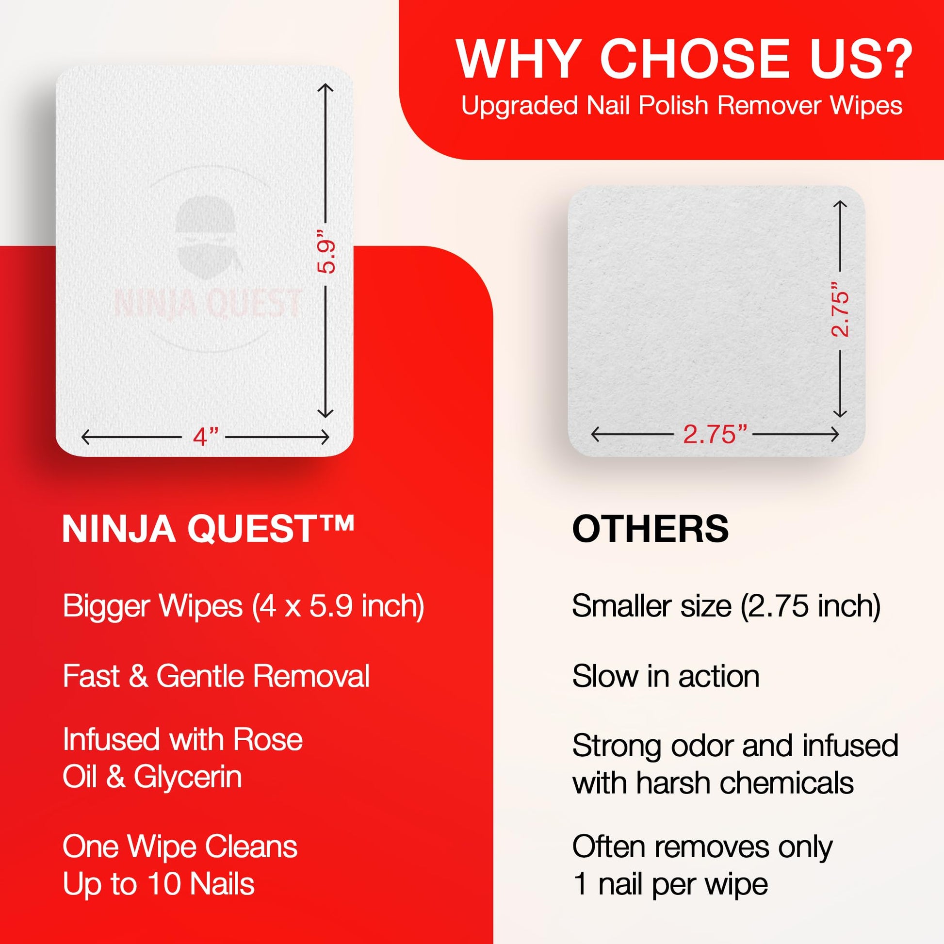 Ninja Quest bulk travel set wipes arranged neatly for professional salon use