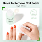 Gellen 6.09 fluid ounce nail polish remover bottle close up