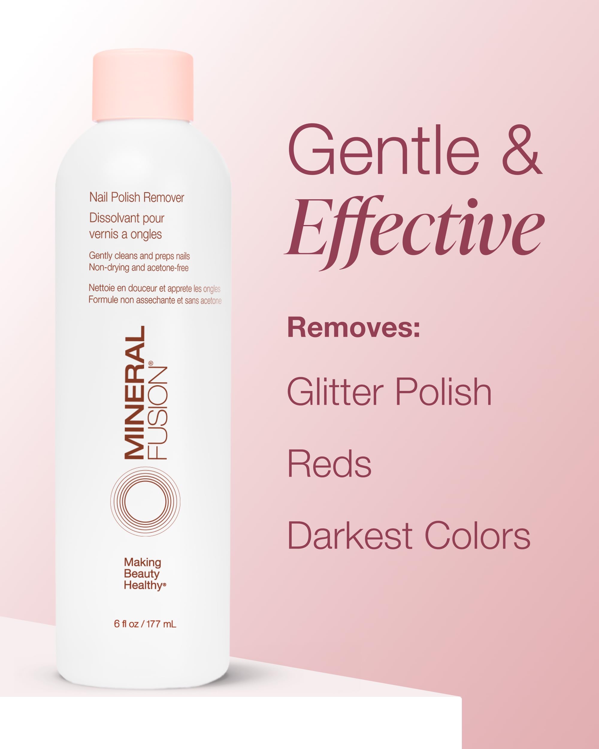 Mineral Fusion 6 Ounce non toxic premium manicure prep solution