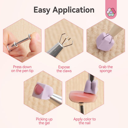 Saviland beauty accessories for gradient nail art application