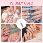 Durable and reusable magnetic nail art accessories packaged together