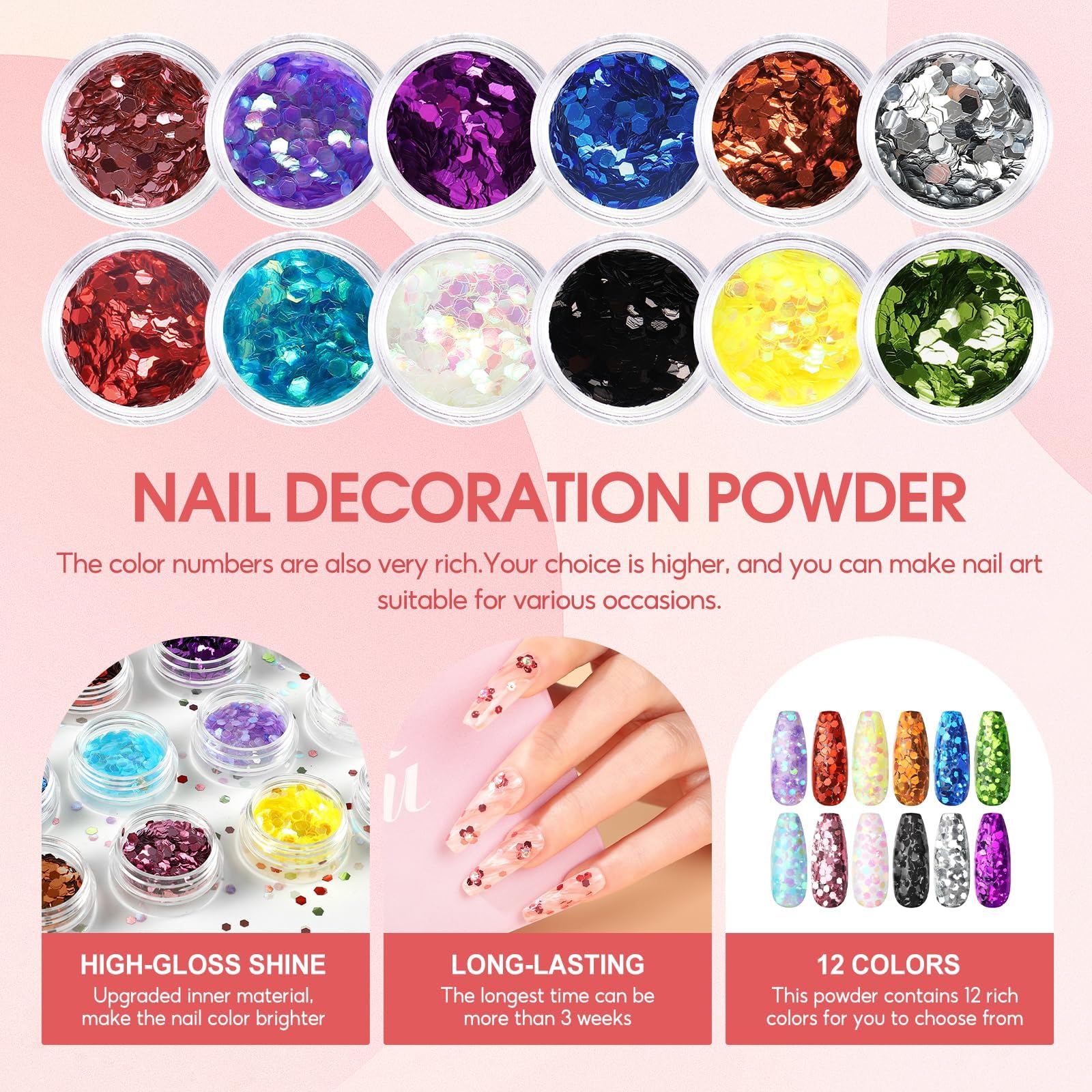 Peacecolor UV lamp and poly gel application tools