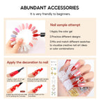 Complete packaged Peacecolor manicure set ready for home use