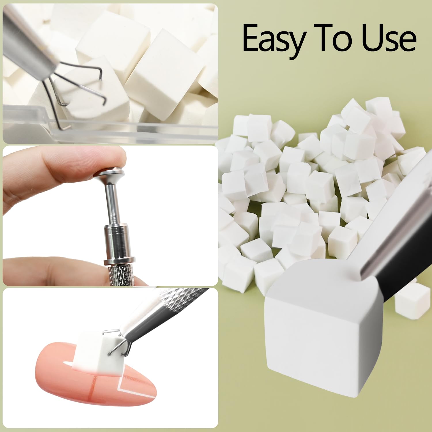 Demonstration of creating ombre nail effect with Terboushe tools