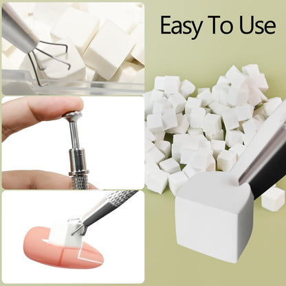 Demonstration of creating ombre nail effect with Terboushe tools