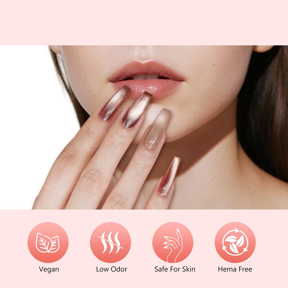 Packaging and complete contents of the Bubu Candy gel polish set