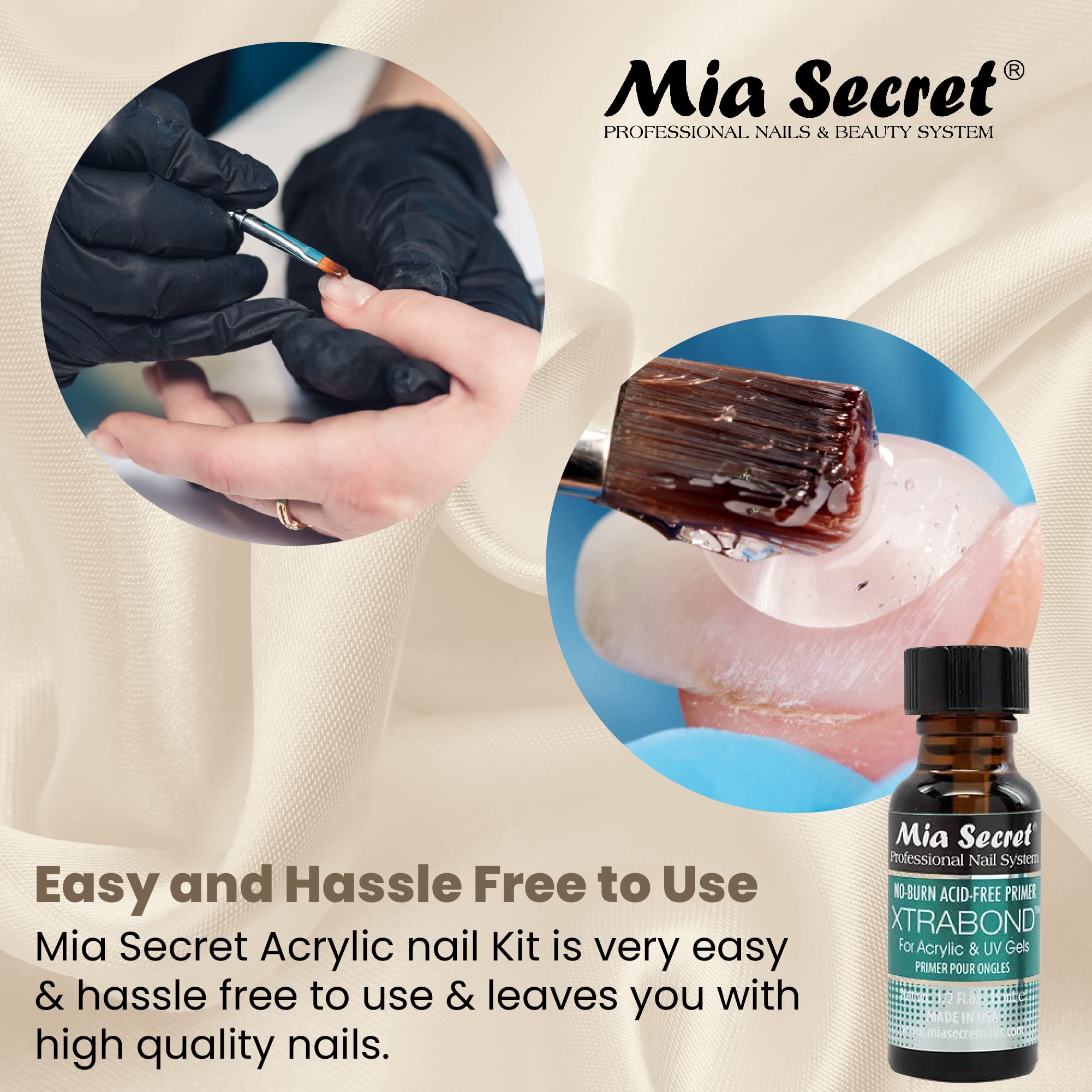 Mia Secret professional nail system packaging