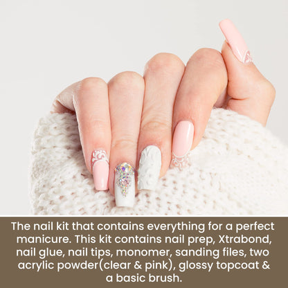 Essential accessories in Mia Secret acrylic nail kit