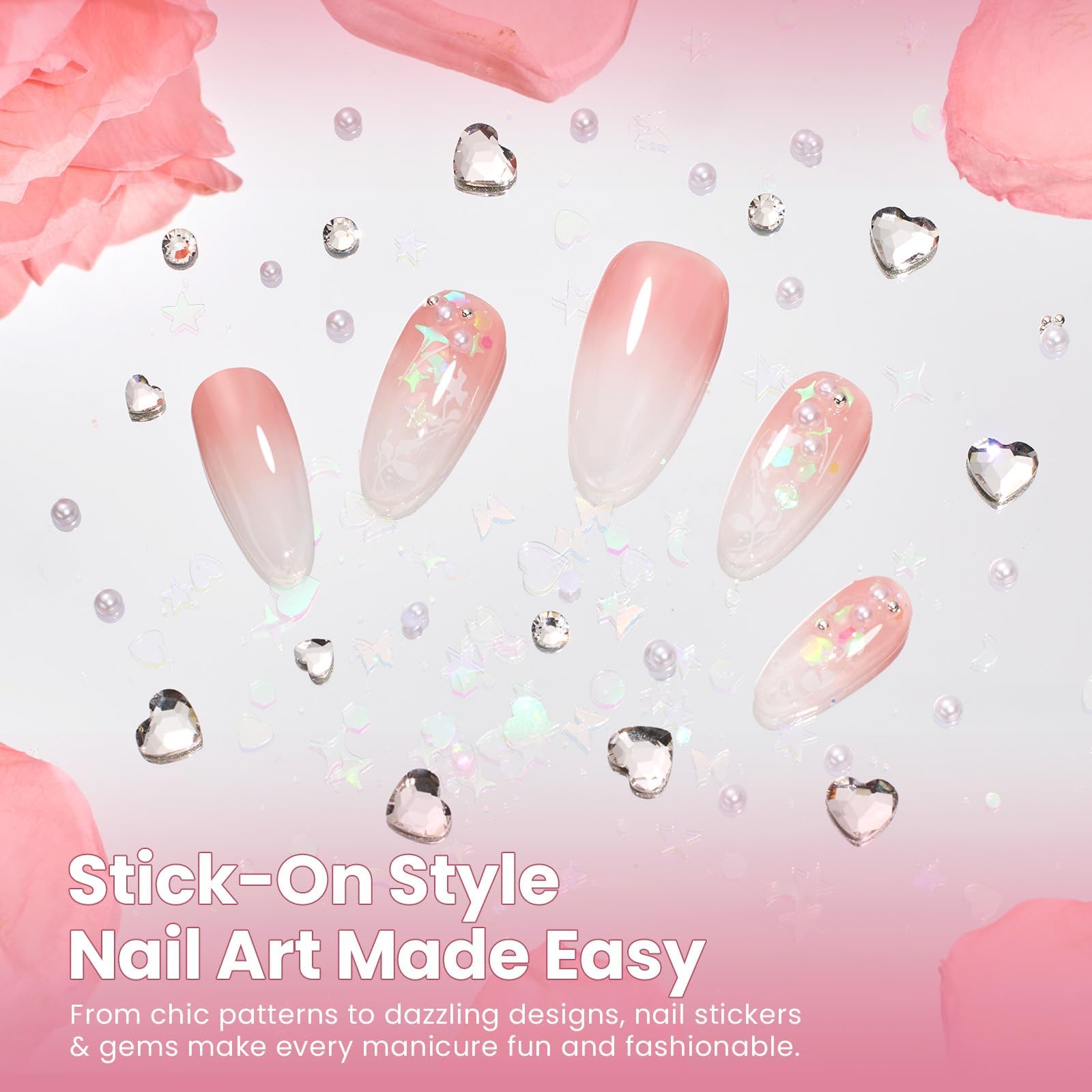 Detailed view of Garden Party Pastel collection colors