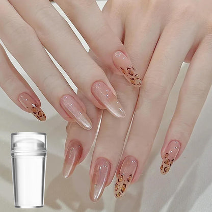 French tip nail stamp kit packaging display.