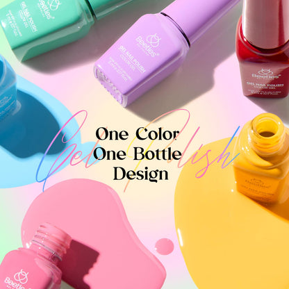 Beetles nail kit base and top coat bottle display