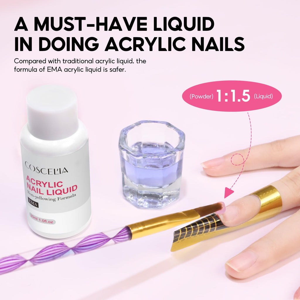 Coscelia complete starter set arranged for professional home manicure