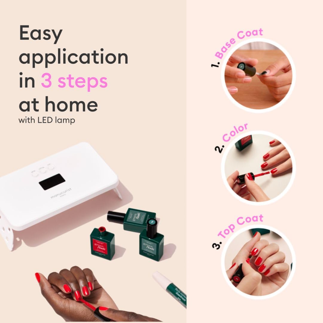 Top down view of Manucurist 36W LED lamp for home manicure