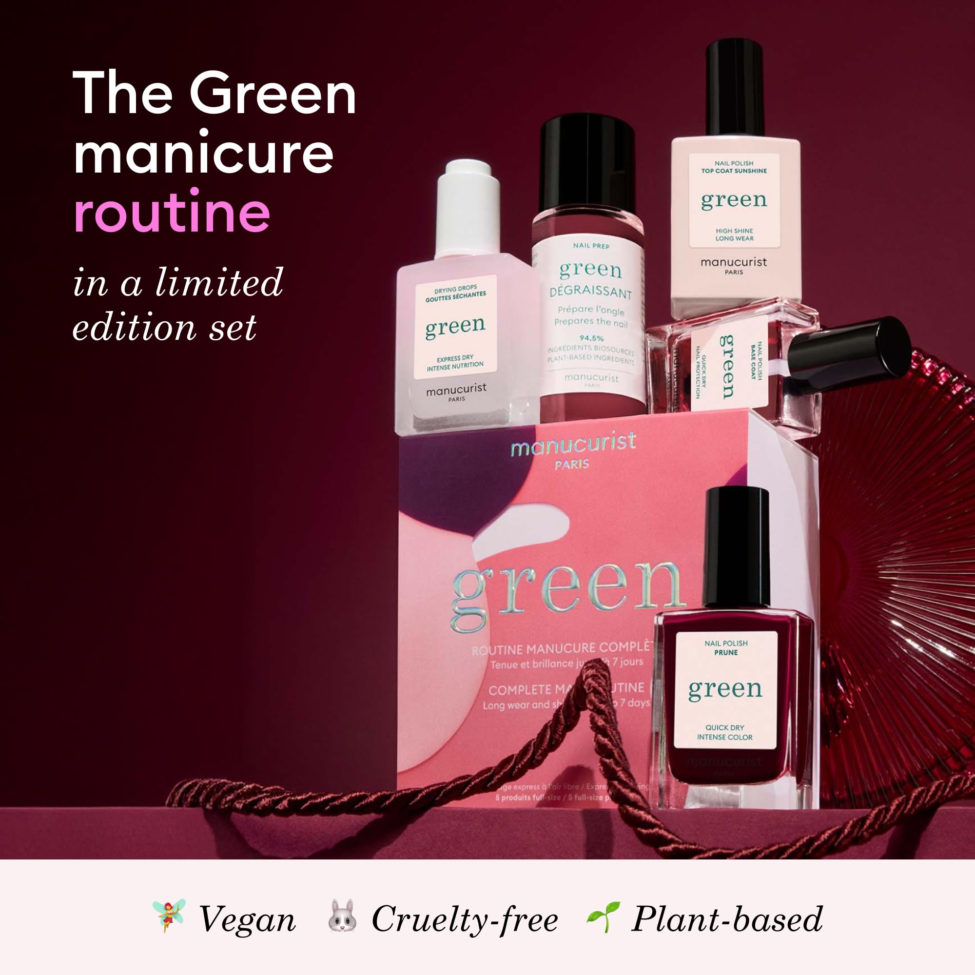 Manucurist Green System essentials kit packaging and bottle contents