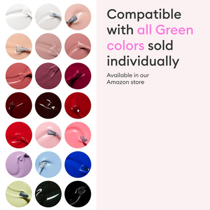 Professional vegan manicure results using Manucurist Green kit