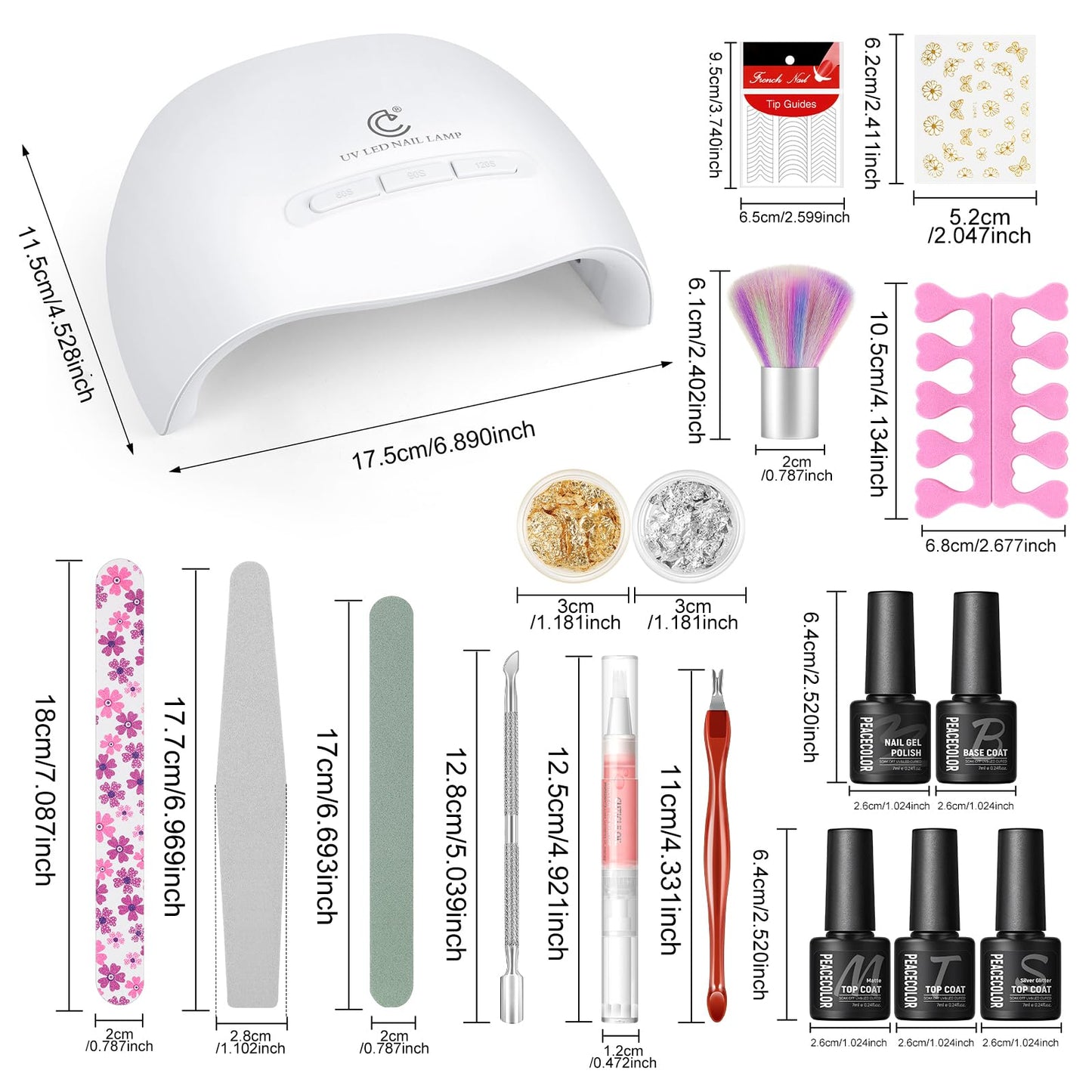 Collection of nude and red gel nail polish bottles
