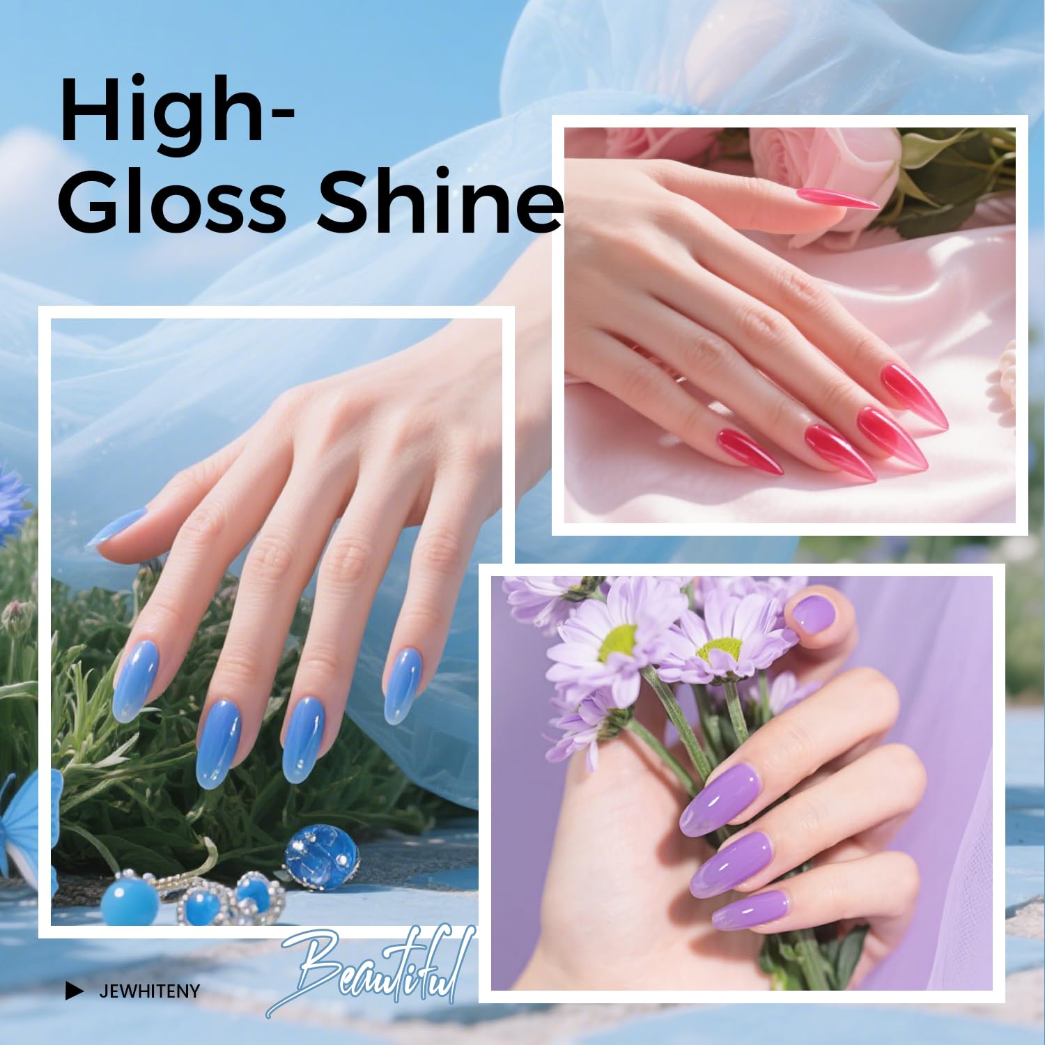 Jewhiteny 48W UV LED lamp for nail curing
