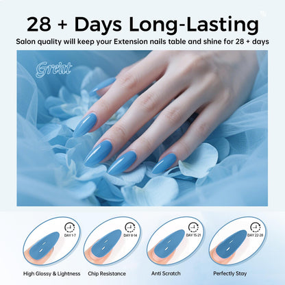Jewhiteny poly gel application demonstration on nails