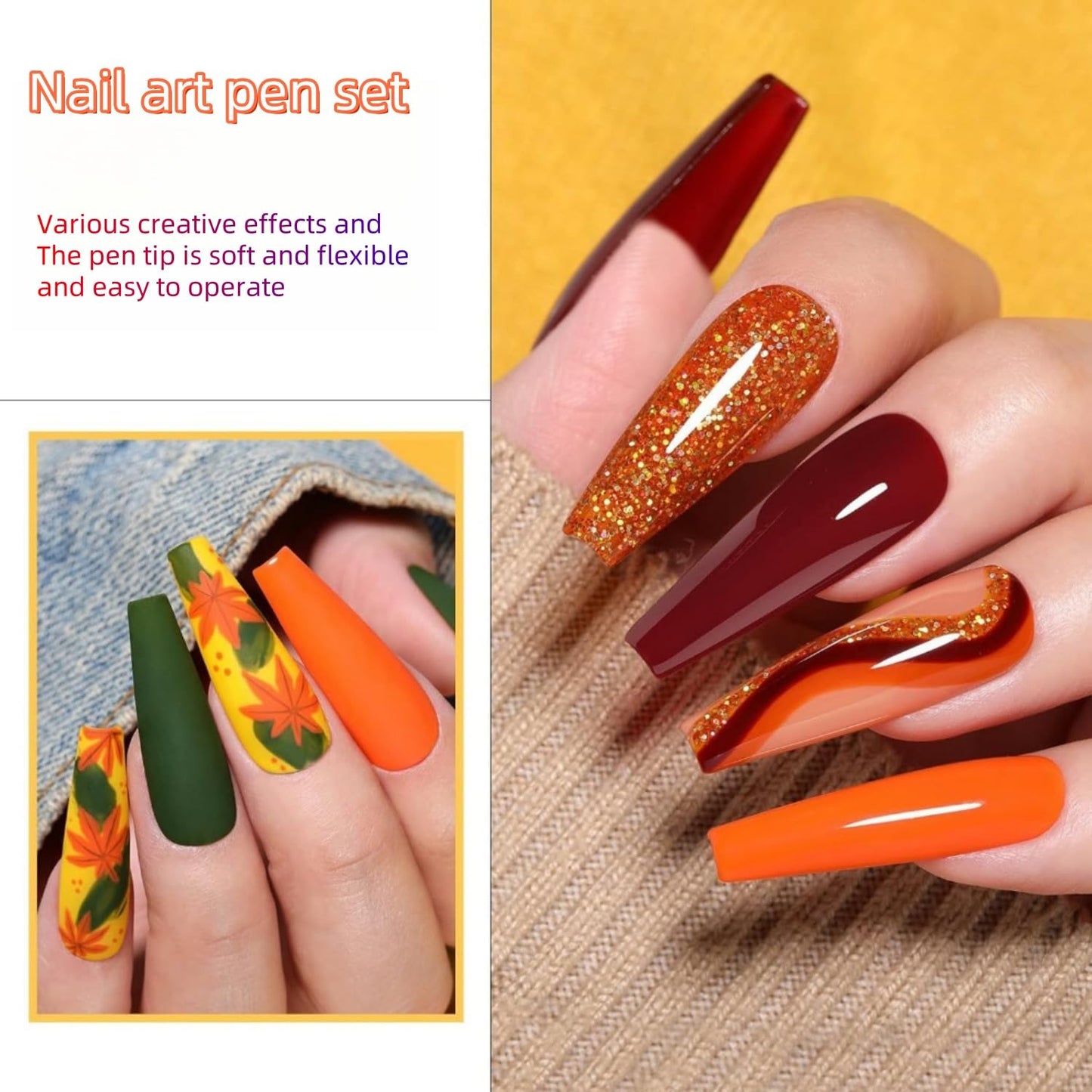 Nail art dotting and painting kit for beginners