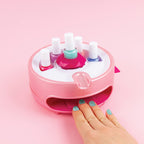 Colorful nail stickers sheet included in the kit