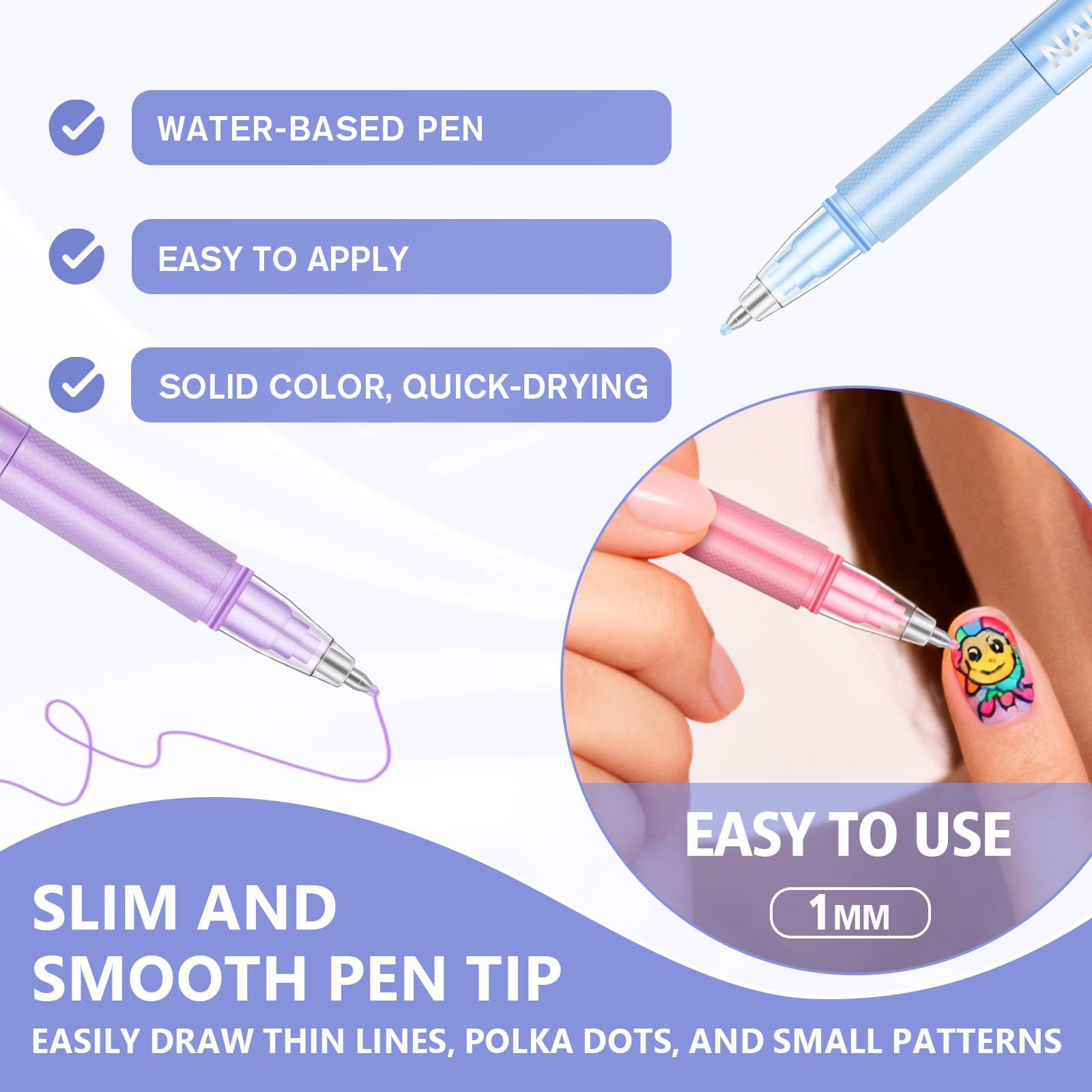 Portable nail art tools set for home salon DIY manicure