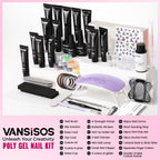Shopitall Vansisos fluorescent poly gel tubes assortment