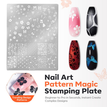Modelones high pigment painting gels and chrome powders set
