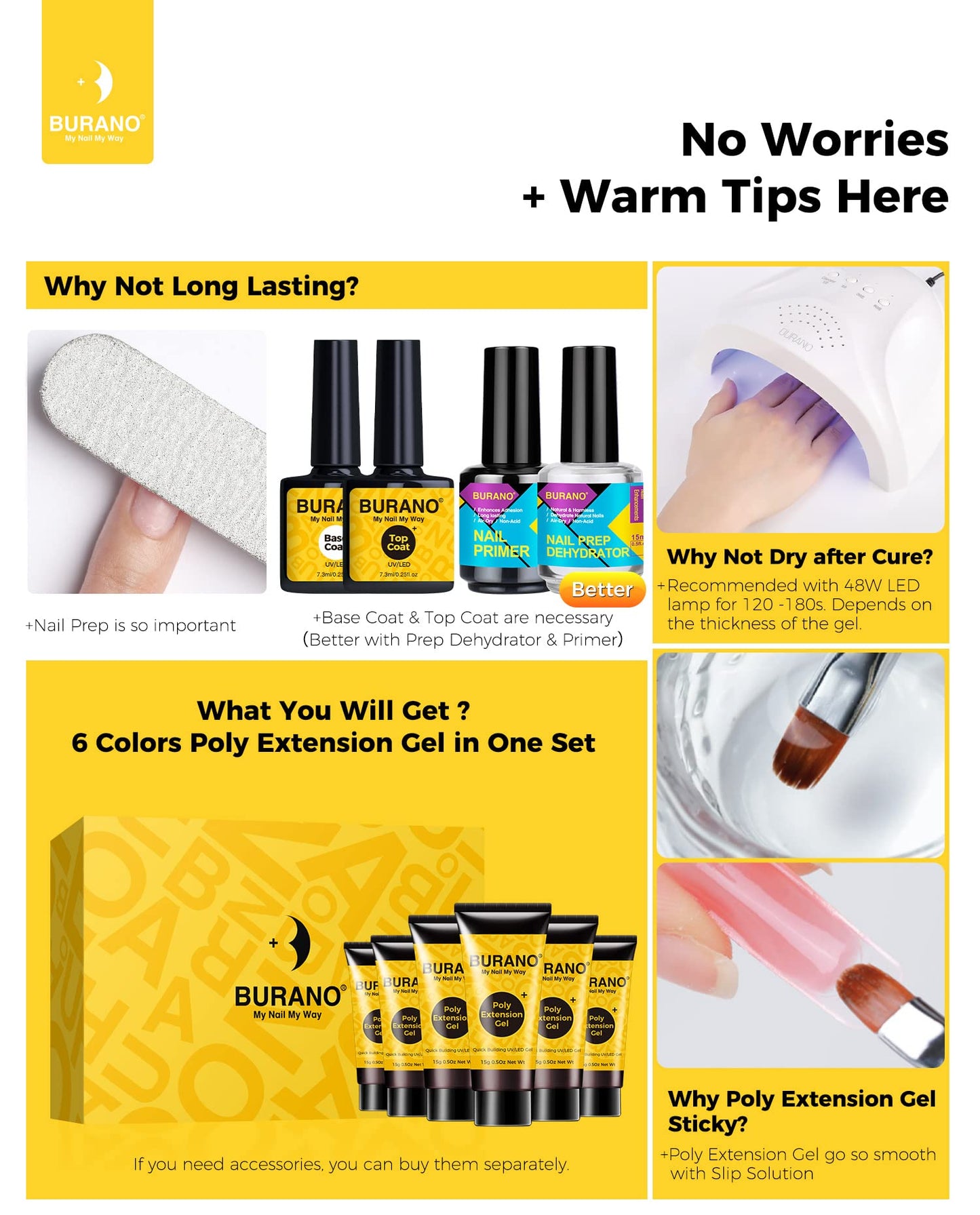 Beginner friendly DIY nail extension kit by Burano