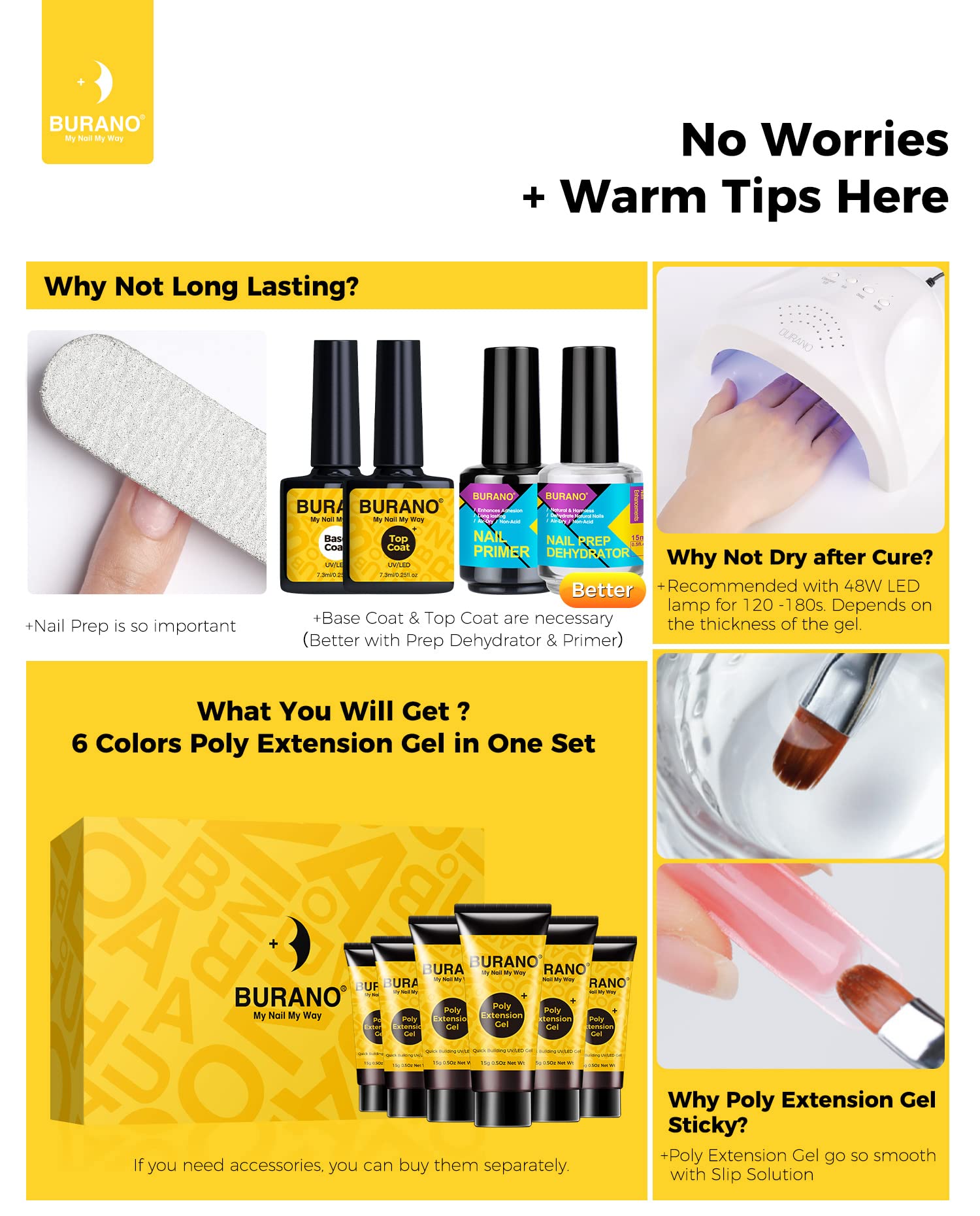 Beginner friendly DIY nail extension kit by Burano