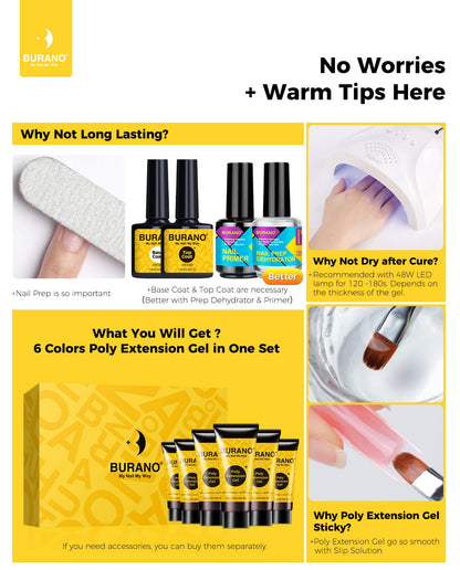 Beginner friendly DIY nail extension kit by Burano