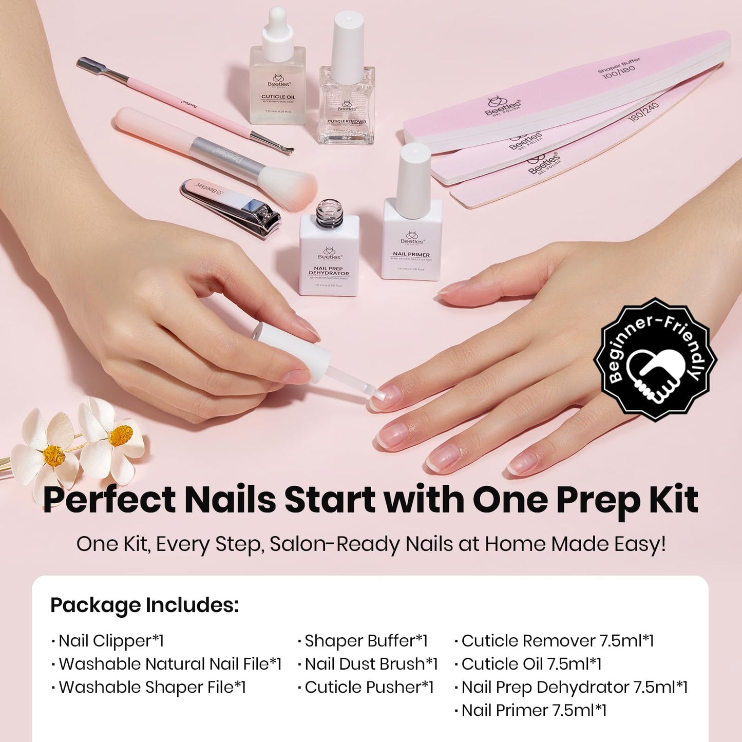 Beetles Nail Dehydrator and Primer bottles for gel polish