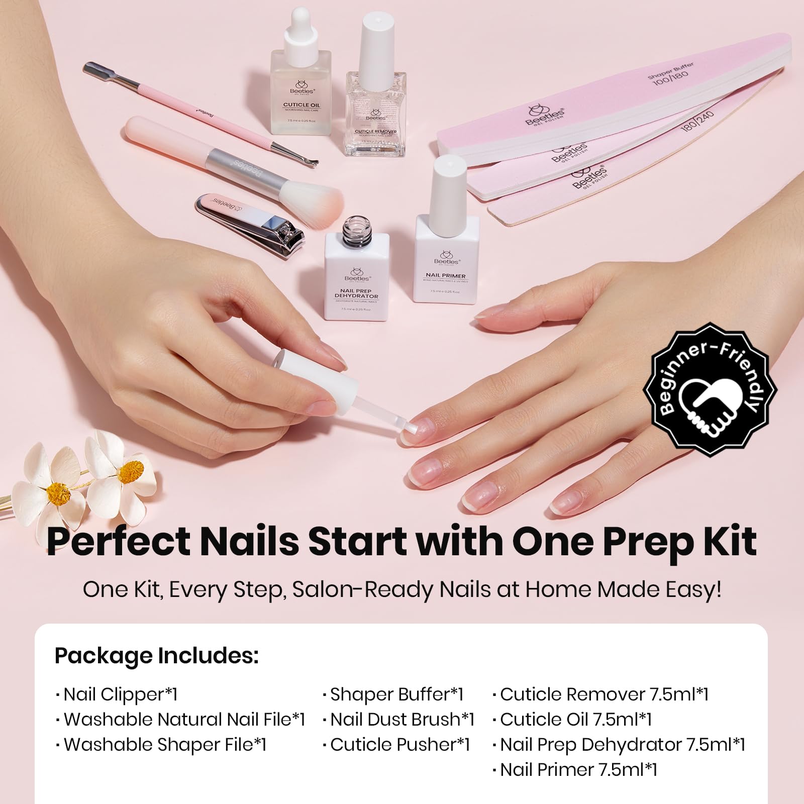 Beetles Nail Dehydrator and Primer bottles for gel polish